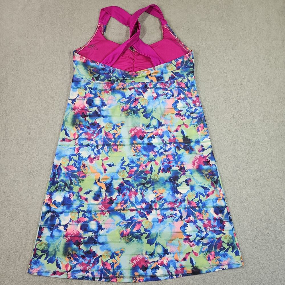 Title Nine Dress Womens M Cross Back Tank Floral Active Hiking Boating Summer - Picture 5 of 9